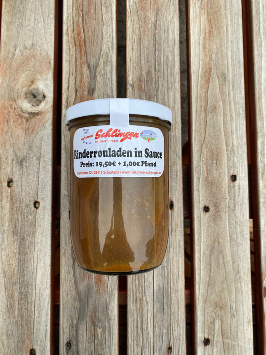 Rinderrouladen in Sauce